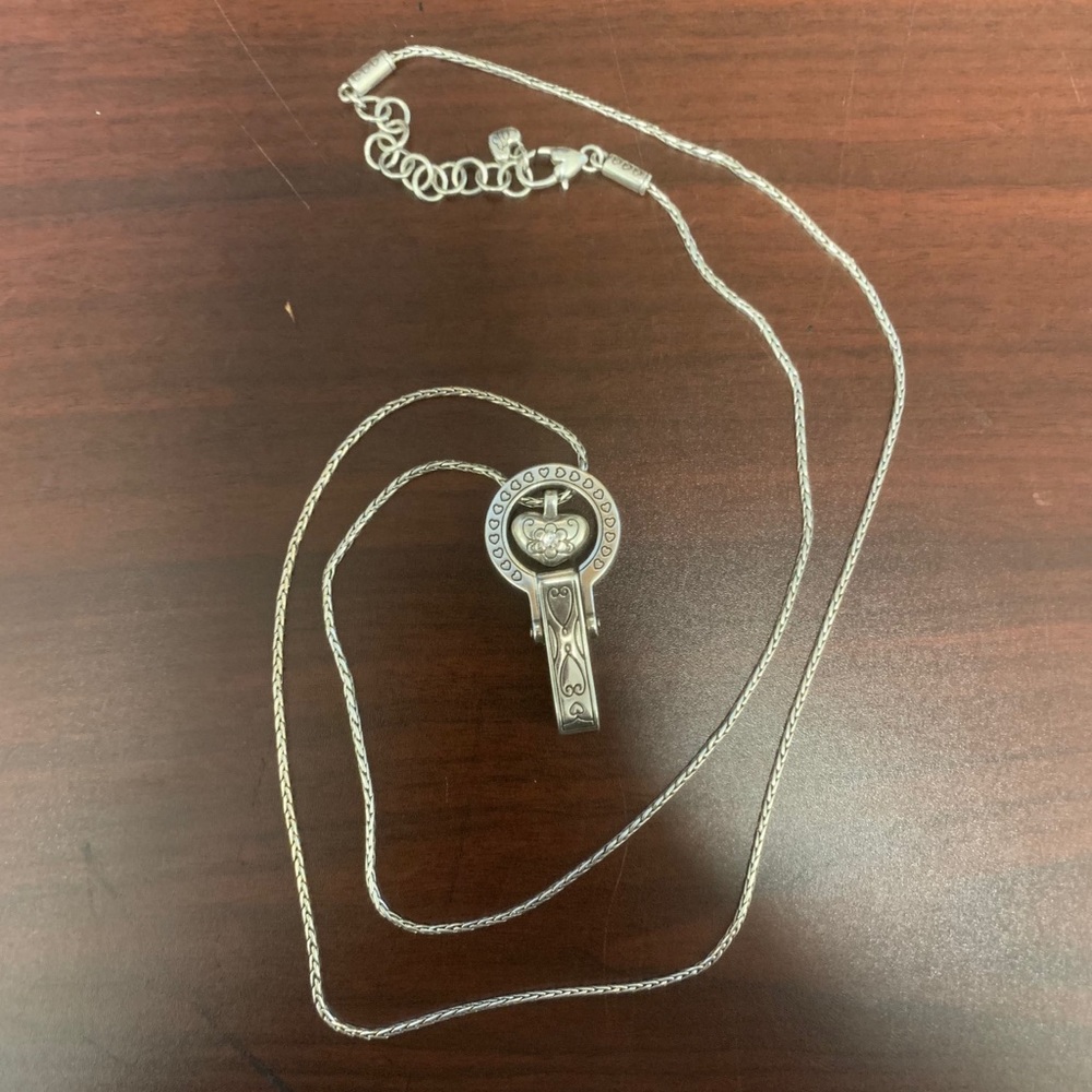 Brighton silver land yard chain